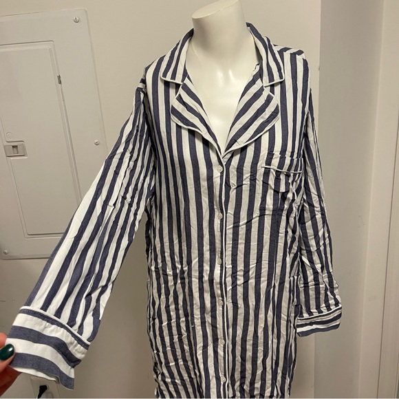 Rails stripped button down sleep shirt - Picture 3 of 8